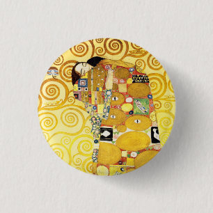 Gustav Klimt Fulfillment Fulfillment Falknerei Button