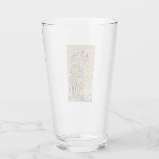 Gustav Klimt Fulfillment Glas (Rückseite)