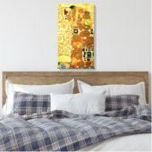 Gustav Klimt Fulfillment Leinwand Poster (Insitu (Schlafzimmer))