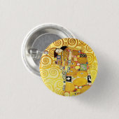 Gustav Klimt Fulfillment Lovers Kunstvoll wandern Button (Vorne & Hinten)