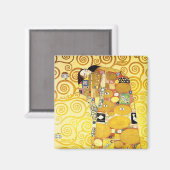 Gustav Klimt Fulfillment Lovers Kunstvoll wandern Magnet (Vorderseite/Rückseite)