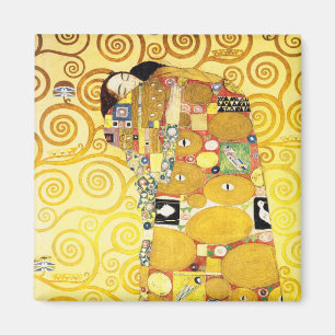 Gustav Klimt Fulfillment Lovers Kunstvoll wandern Magnet