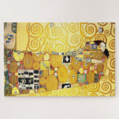 Gustav Klimt Fulfillment Lovers Kunstvoll wandern Puzzle (Horizontal)