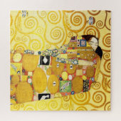 Gustav Klimt Fulfillment Lovers Kunstvoll wandern Puzzle (Horizontal)