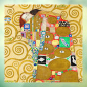 Gustav Klimt Fulfillment Nouveau Couple Fensteraufkleber (Blatt 3)