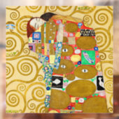 Gustav Klimt Fulfillment Nouveau Couple Fensteraufkleber (Blatt 2)