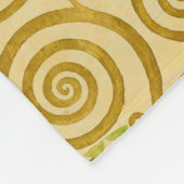 Gustav Klimt Fulfillment Nouveau Couple Fleecedecke (Ecke)