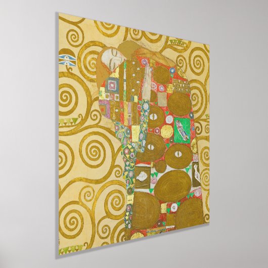 Gustav Klimt Fulfillment Nouveau Couple Foliendrucke (Ablage )