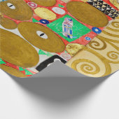 Gustav Klimt Fulfillment Nouveau Couple Geschenkpapier (Ecke)