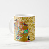 Gustav Klimt Fulfillment Nouveau Couple Kaffeetasse (Vorderseite Links)