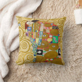 Gustav Klimt Fulfillment Nouveau Couple Kissen (Decke)