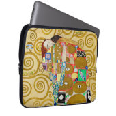 Gustav Klimt Fulfillment Nouveau Couple Laptopschutzhülle (Vorne Rechts)