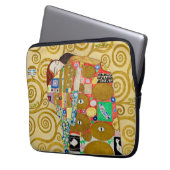 Gustav Klimt Fulfillment Nouveau Couple Laptopschutzhülle (Vorderseite Links)