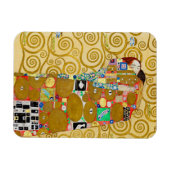 Gustav Klimt Fulfillment Nouveau Couple Magnet (Horizontal)