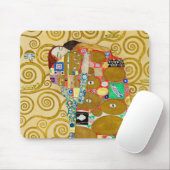 Gustav Klimt Fulfillment Nouveau Couple Mousepad (Mit Mouse)
