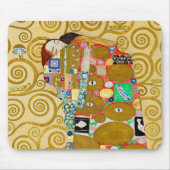Gustav Klimt Fulfillment Nouveau Couple Mousepad (Vorne)