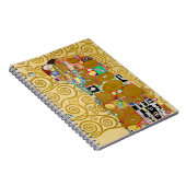 Gustav Klimt Fulfillment Nouveau Couple Notizblock (Rechte Seite)