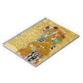 Gustav Klimt Fulfillment Nouveau Couple Notizblock (Linke Seite)