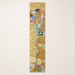 Gustav Klimt Fulfillment Nouveau Couple Schal<br><div class="desc">Gustav Klimt,  Fulfilment 1910-1911 Jugendstil-Paar mit Klimts charakteristischem,  wirbelndes Design und schöner Goldmalerei.</div>