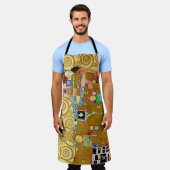 Gustav Klimt Fulfillment Nouveau Couple Schürze (Getragen)