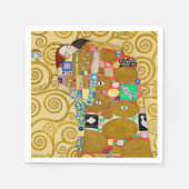 Gustav Klimt Fulfillment Nouveau Couple Serviette (Vorderseite)