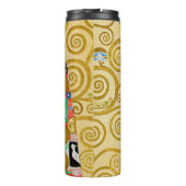 Gustav Klimt Fulfillment Nouveau Couple Thermosbecher (Rückseite)