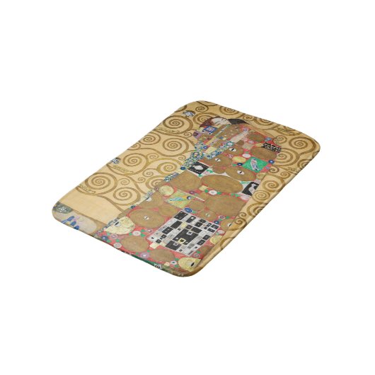 Gustav Klimt - Fulfillment, Stoclet Frieze Badematte (Schrägansicht)