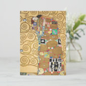 Gustav Klimt - Fulfillment, Stoclet Frieze Dankeskarte (Stehend Vorderseite)
