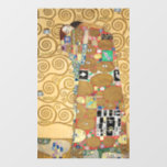 Gustav Klimt - Fulfillment, Stoclet Frieze Fensteraufkleber<br><div class="desc">The Tree of Life,  Stoclet frize,  Fulfilment Lovers - Gustav Klimt,  Pappe,  1909</div>