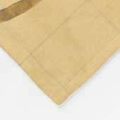 Gustav Klimt - Fulfillment, Stoclet Frieze Fleecedecke (Ecke)