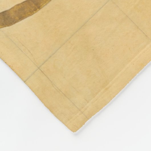 Gustav Klimt - Fulfillment, Stoclet Frieze Fleecedecke (Ecke)