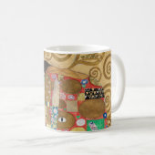 Gustav Klimt - Fulfillment, Stoclet Frieze Kaffeetasse (VorderseiteRechts)