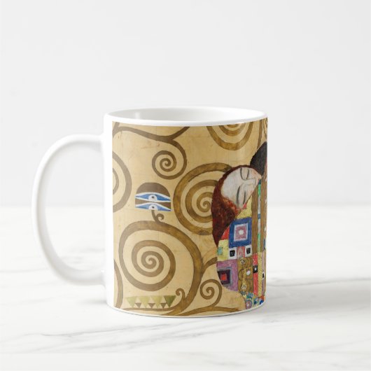 Gustav Klimt - Fulfillment, Stoclet Frieze Kaffeetasse (Links)