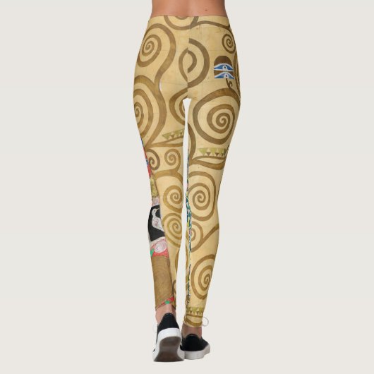 Gustav Klimt - Fulfillment, Stoclet Frieze Leggings (Rückseite)