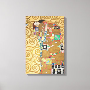 Gustav Klimt - Fulfillment, Stoclet Frieze Leinwanddruck