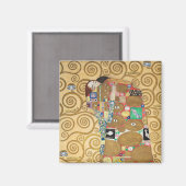 Gustav Klimt - Fulfillment, Stoclet Frieze Magnet (Vorderseite/Rückseite)