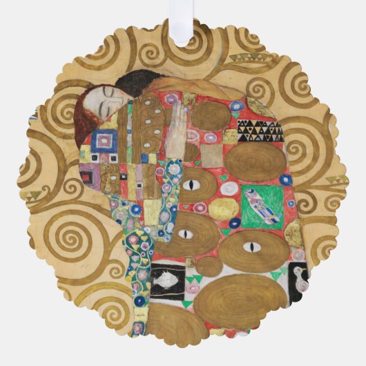 Gustav Klimt - Fulfillment, Stoclet Frieze Ornament Karte (Vorderseite)