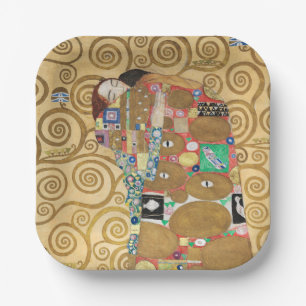 Gustav Klimt - Fulfillment, Stoclet Frieze Pappteller