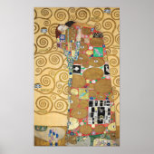 Gustav Klimt - Fulfillment, Stoclet Frieze Poster (Vorne)