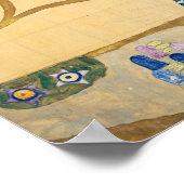 Gustav Klimt - Fulfillment, Stoclet Frieze Poster (Ecke)