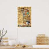 Gustav Klimt - Fulfillment, Stoclet Frieze Poster (Küche)