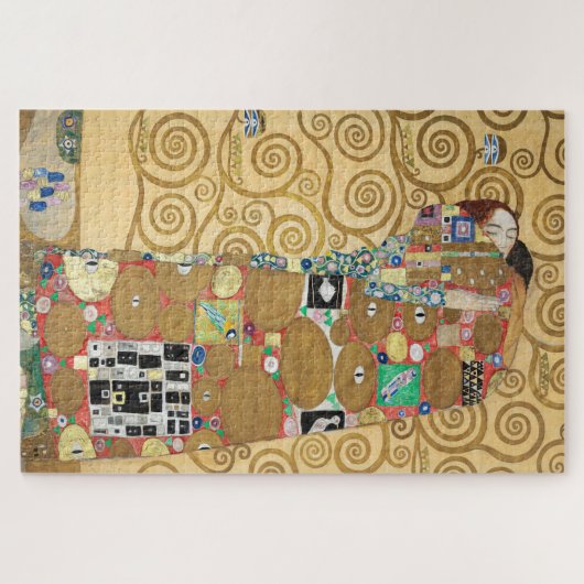 Gustav Klimt - Fulfillment, Stoclet Frieze Puzzle (Horizontal)
