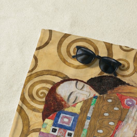 Gustav Klimt - Fulfillment, Stoclet Frieze Strandtuch (Beispiel)