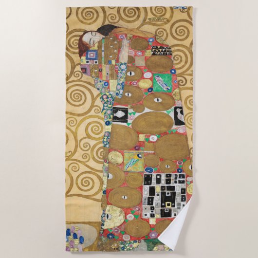 Gustav Klimt - Fulfillment, Stoclet Frieze Strandtuch (Vorderseite)
