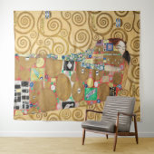 Gustav Klimt - Fulfillment, Stoclet Frieze Wandteppich (Beispiel (Horizontal))