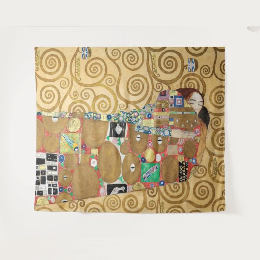 Gustav Klimt - Fulfillment, Stoclet Frieze Wandteppich (Vorderseite (Horizontal))
