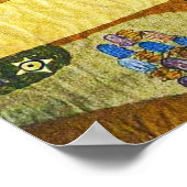 Gustav Klimt Fulfilment Poster (Ecke)