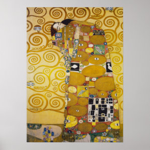 Gustav Klimt - Fulfilment Stoclet Frieze Poster