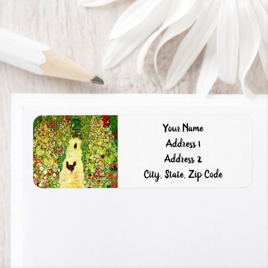 Gustav Klimt Garten mit Hühnern (Insitu)