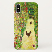 Gustav Klimt Garten mit Hühnern Case-Mate iPhone Hülle (Rückseite)